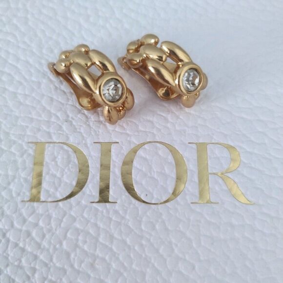 CHRISTIAN DIOR vintage earrings EUC - Picture 6 of 9